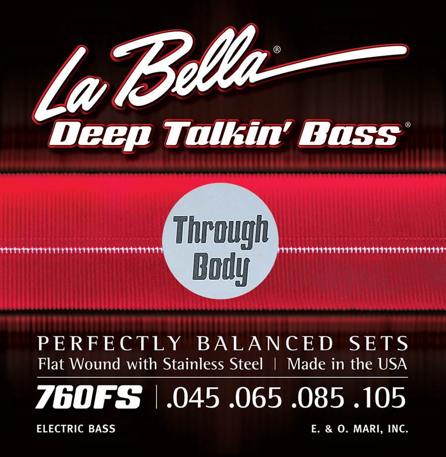La Bella L-760FSTB snarenset elektrische basgitaar