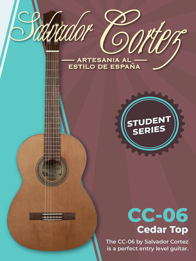 Salvador Cortez CC-06 klassieke gitaar - Afbeelding 6