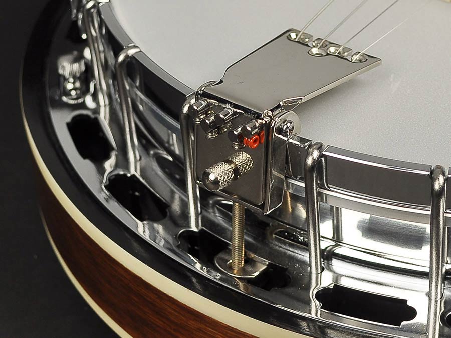 Richwood RMB-904-SS tenor banjo 4-snarig. aluminium rim + tone ring - Afbeelding 6