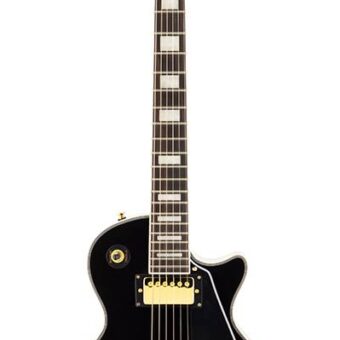 SX EH3-BK LP Custom style elektrische gitaar