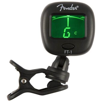 Fender 0239978005 chromatisch stemapparaat met klem (ook modes gitaar-basgitaar-ukelele-viool) 440Hz