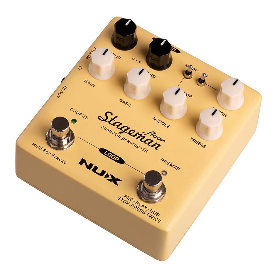 NUX NAP-5 akoestische voorversterker met chorus en looper - Afbeelding 4