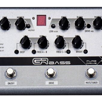 GR Bass PureDRV preamp pedaal met overdrive