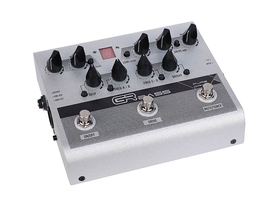 GRBass PureDRV preamp pedaal met overdrive