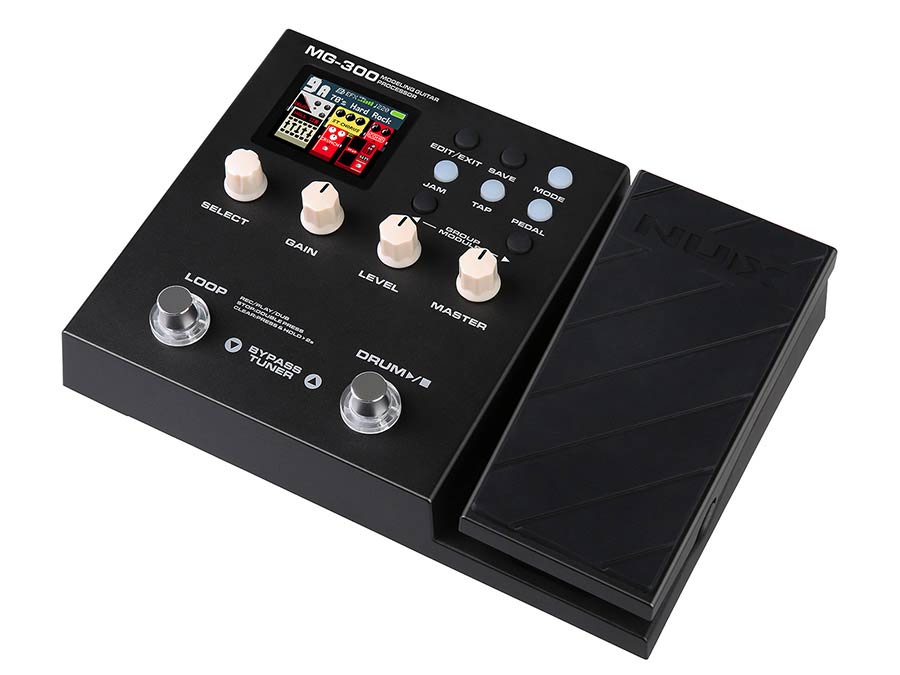 NUX MG-300 gitaar multi effect pedaal – versterker modelling – looper – drum machine