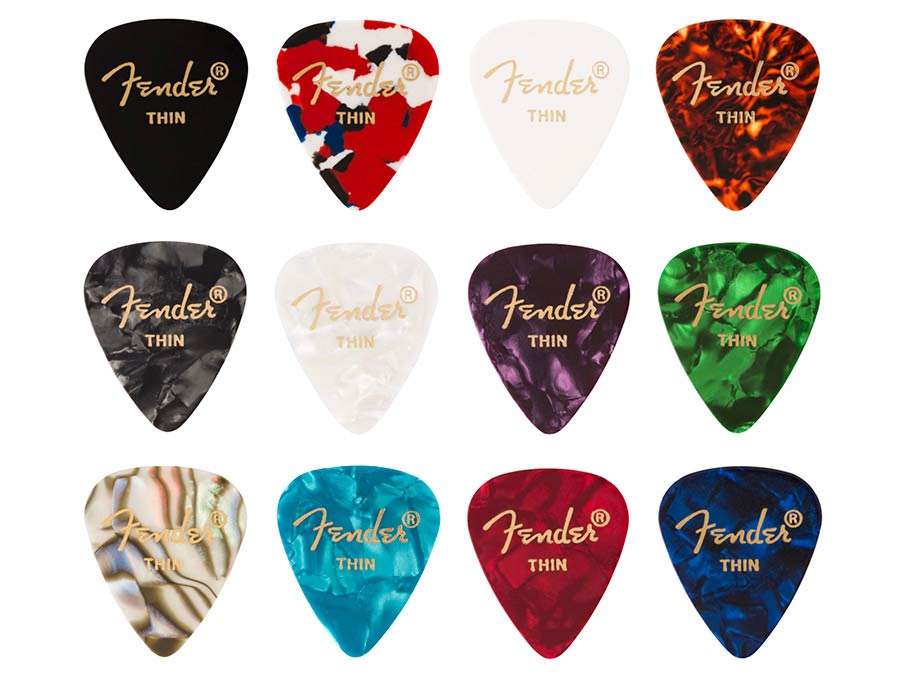 Fender 0980300100 12 plectrums 351 vorm