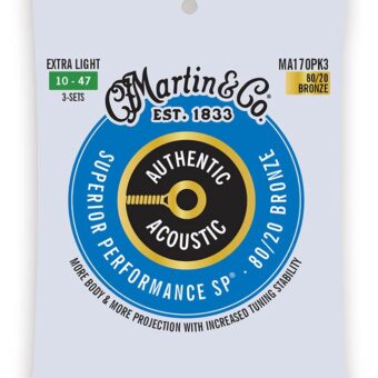 Martin MA170PK3 snarenset voor akoestische gitaar