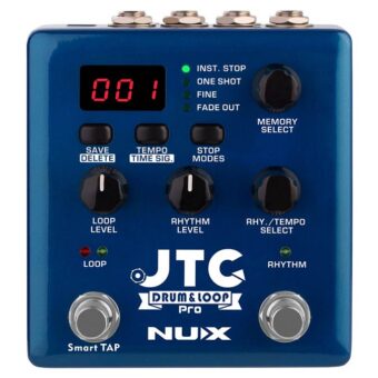 NUX NDL-5 dual switch looper pedaal DRUM & LOOP PRO