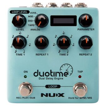 NUX NDD-6 effectpedaal dual delay engine DUO TIME