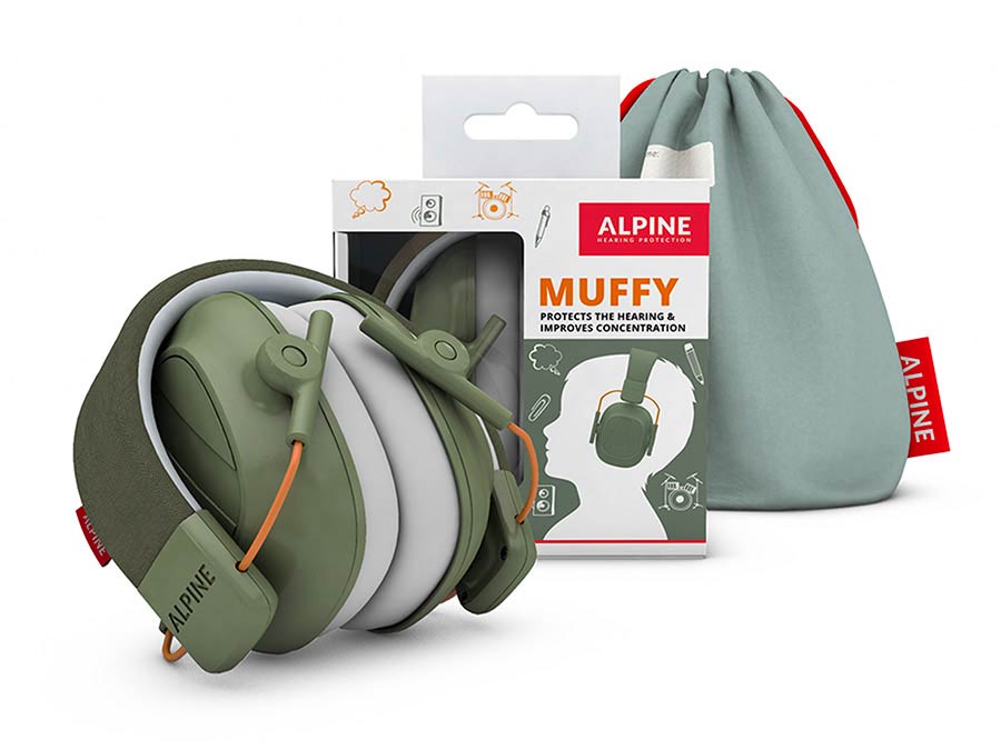 Alpine Hearing Protection ALP-MUFF/GN Muffy Kids oorkappen voor kinderen
