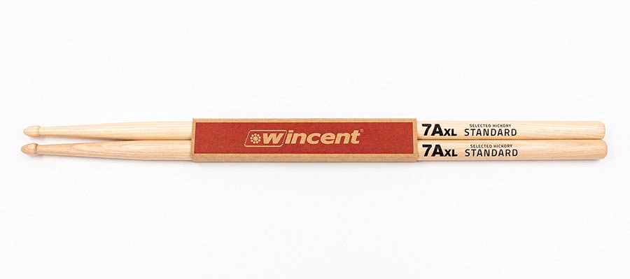 Wincent W-7AXL paar hickory drumstokken 7A XL - Afbeelding 3