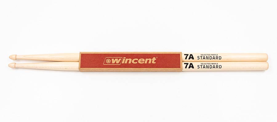 Wincent W-7AM paar maple drumstokken 7A MAPLE - Afbeelding 3