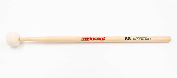 Wincent W-SS hickory cymbal mallet SWOOSH SOFT met 25mm hard vilten bal ...