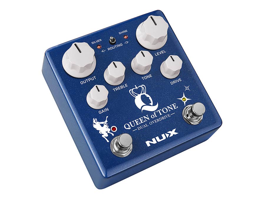 NUX NDO-6 analoog dubbel-effectpedaal overdrive QUEEN OF TONE - Afbeelding 3