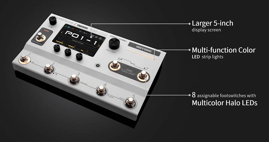 HoTone MP-380 amp modeler en effectprocessor AMPERO II STAGE - Afbeelding 9