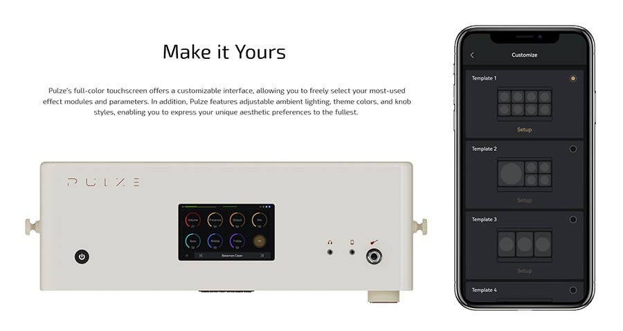 HoTone AP-30WH Bluetooth digitale modeler met Touch Screen - Afbeelding 8