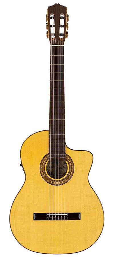 Salvador Cortez CF-55CE flamenco gitaar - Afbeelding 3