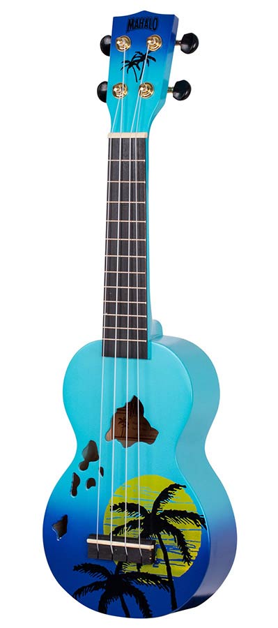Mahalo MD1HABUB ukelele "Hawaii" met tas - Afbeelding 3