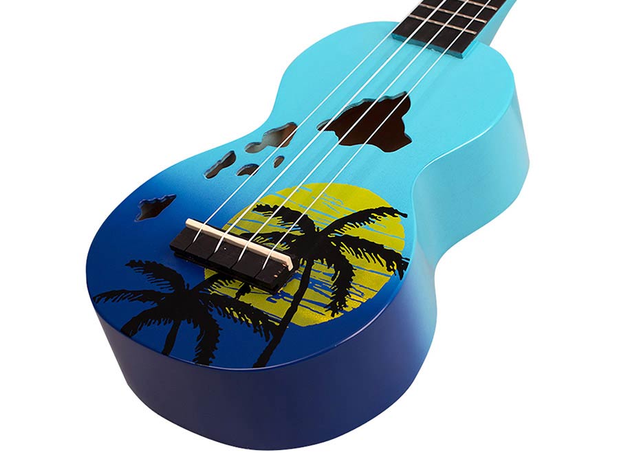 Mahalo MD1HABUB ukelele "Hawaii" met tas - Afbeelding 6