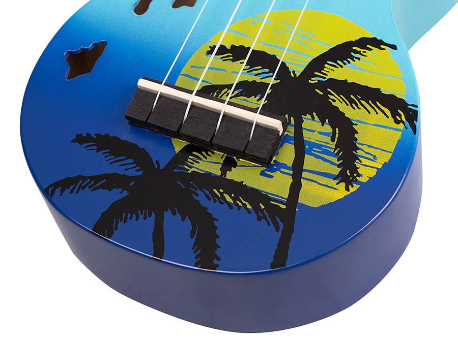 Mahalo MD1HABUB ukelele "Hawaii" met tas - Afbeelding 7
