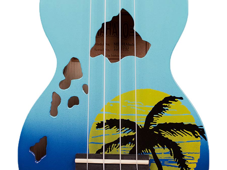 Mahalo MD1HABUB ukelele "Hawaii" met tas - Afbeelding 8