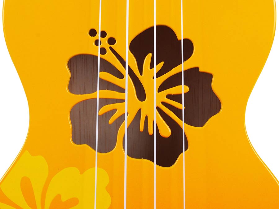 Mahalo MD1HBORB ukelele "Hibiscus" met tas - Afbeelding 8