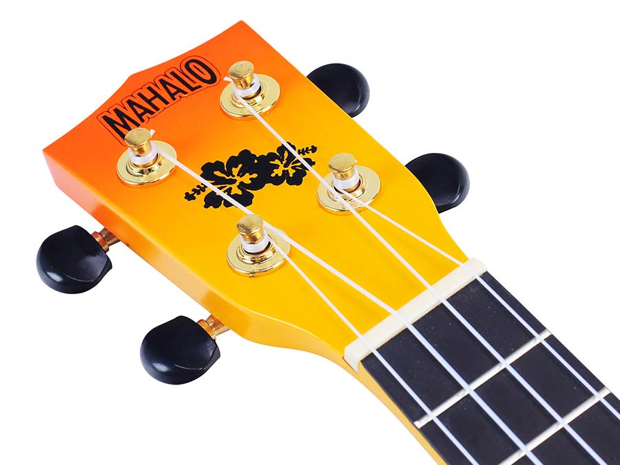 Mahalo MD1HBORB ukelele "Hibiscus" met tas - Afbeelding 10