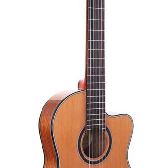 Valencia VC774TCE slim body klassieke gitaar 4/4