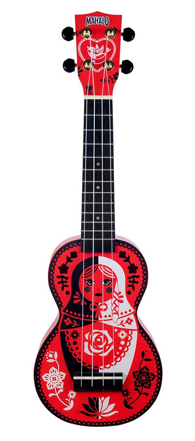 Mahalo MA1RD sopraanukelele "Riussian Doll" - Afbeelding 3
