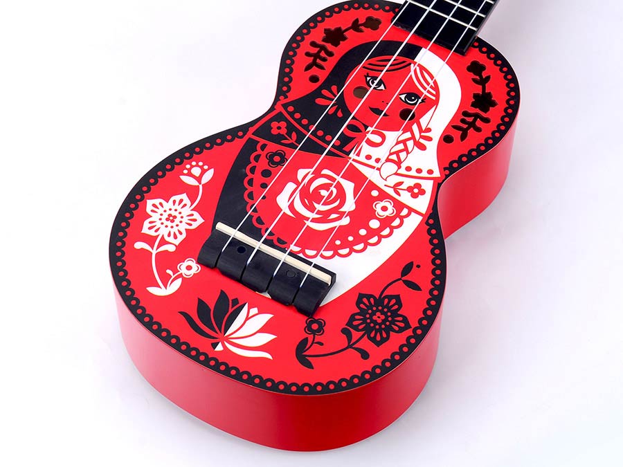 Mahalo MA1RD sopraanukelele "Riussian Doll" - Afbeelding 7