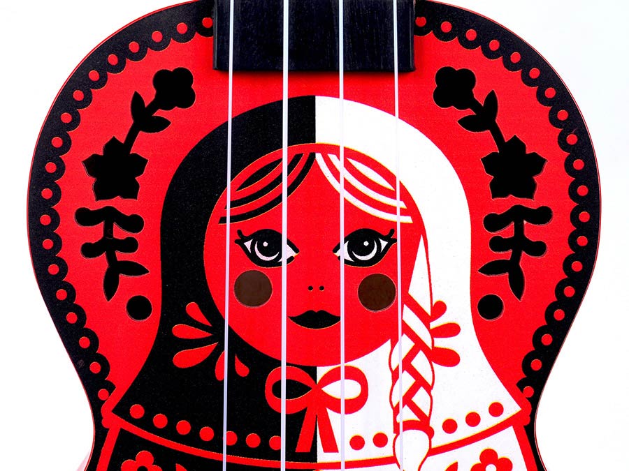 Mahalo MA1RD sopraanukelele "Riussian Doll" - Afbeelding 8