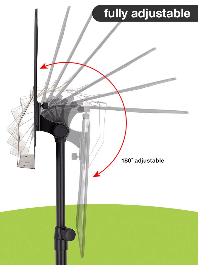 Boston OMS-280 metalen orkestlessenaar met geperforeerd afneembaar blad - Afbeelding 6