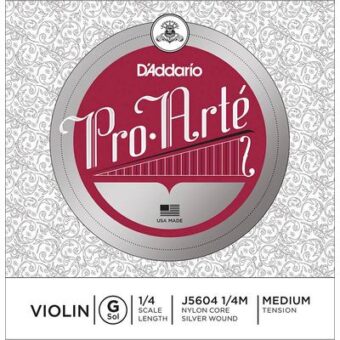 D'Addario J5604-14M vioolsnaar G-4 1/4