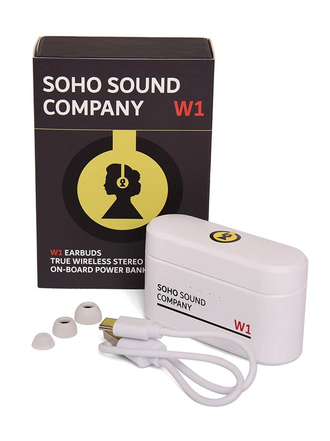 SOHO Sound Company W1/WH TWS bluetooth oorpluggen met powerbank - Afbeelding 5