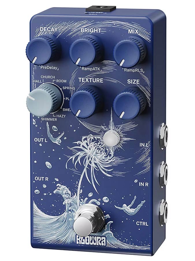 Klowra KBS-01 digitaal effect pedaal LIMBO stereo multi-type reverb - Afbeelding 3