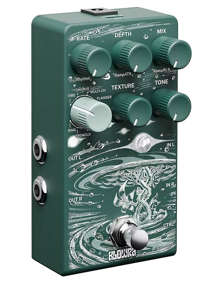 Klowra KBS-03 digitaal effect pedaal SPROUT stereo multi-type modulation - Afbeelding 2