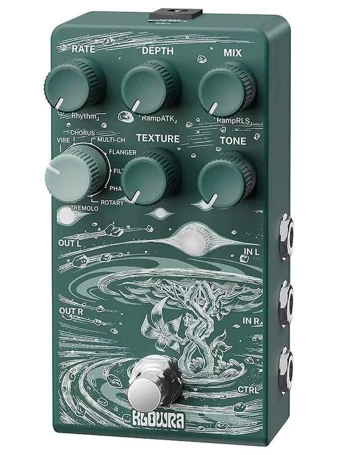 Klowra KBS-03 digitaal effect pedaal SPROUT stereo multi-type modulation - Afbeelding 3