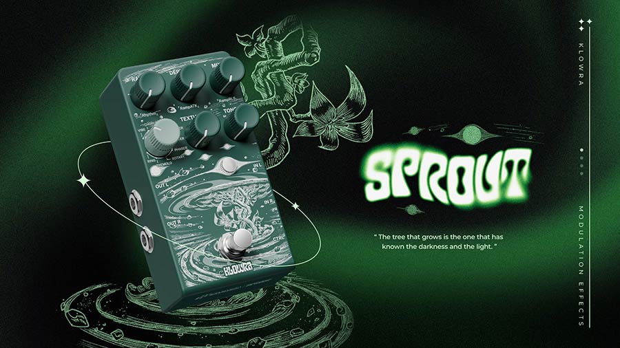Klowra KBS-03 digitaal effect pedaal SPROUT stereo multi-type modulation - Afbeelding 10