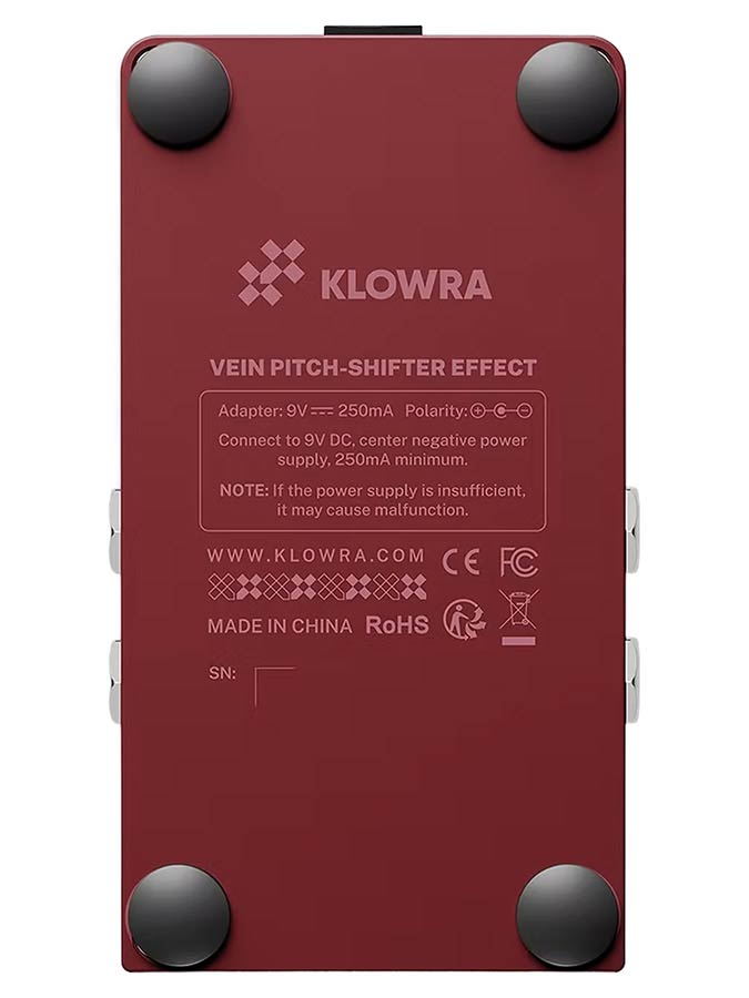 Klowra KBS-04 digitaal effect pedaal VEIN multi-type pitch shifter - Afbeelding 7