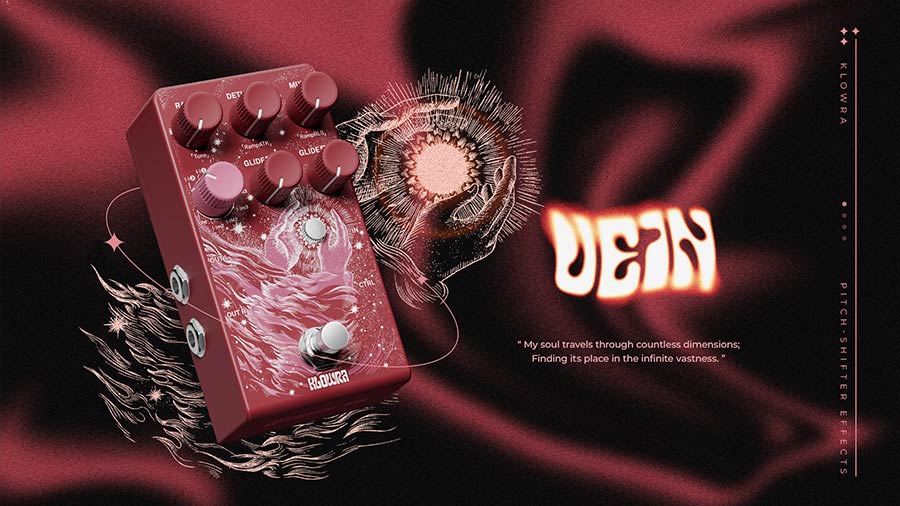 Klowra KBS-04 digitaal effect pedaal VEIN multi-type pitch shifter - Afbeelding 10
